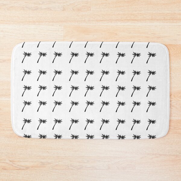Item preview, black palm tree pattern designed and sold by yenniverdesign.