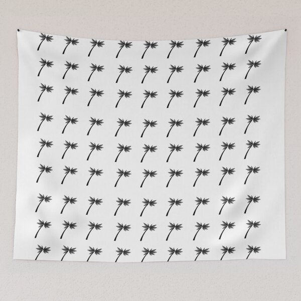 Artikelvorschau, black palm tree pattern entworfen und verkauft von yenniverdesign.