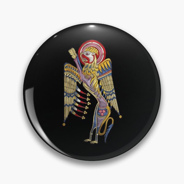 Item preview, Sacred Celtic Lion over Black Canvas  designed and sold by Serge Averbukh Art Studio.