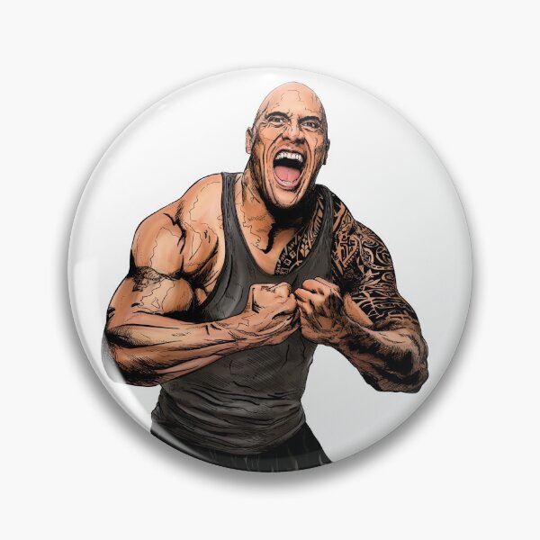 Artikelvorschau, Dwayne Johnson entworfen und verkauft von InkFish Art.