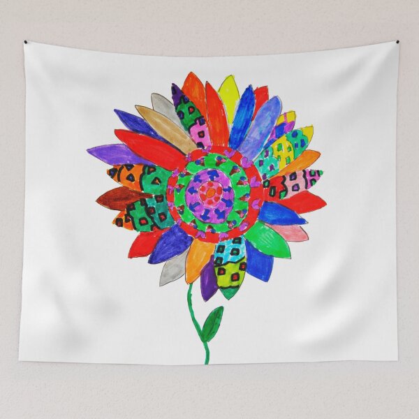 Item preview, Flower Colorful Mandhala designed and sold by azimaplace.
