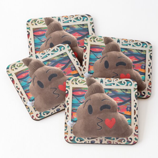 Item preview, A Wink and a Kiss poo Emoji Photo designed and sold by bipolarvirgoart.