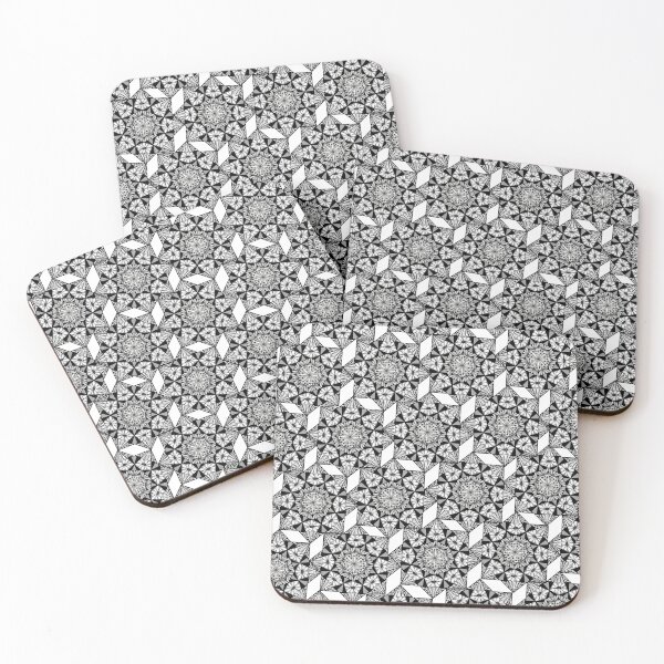 Item preview, White Daisy Ring Mandala Pattern designed and sold by Zilpa’s Prints.