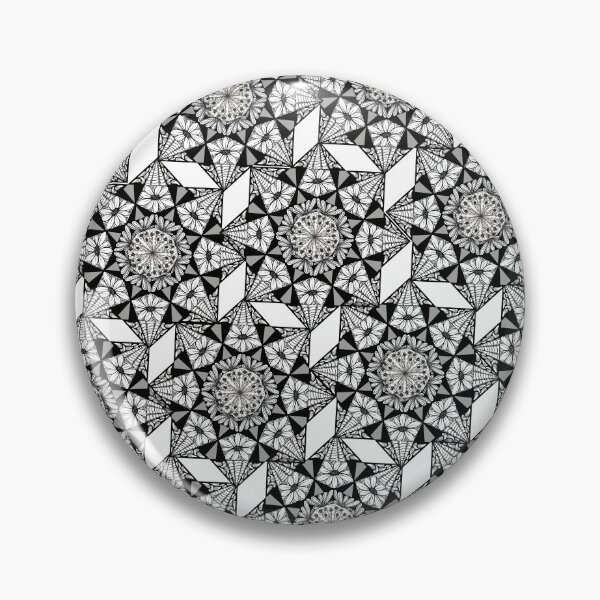 Item preview, White Daisy Ring Mandala Pattern designed and sold by Zilpa’s Prints.