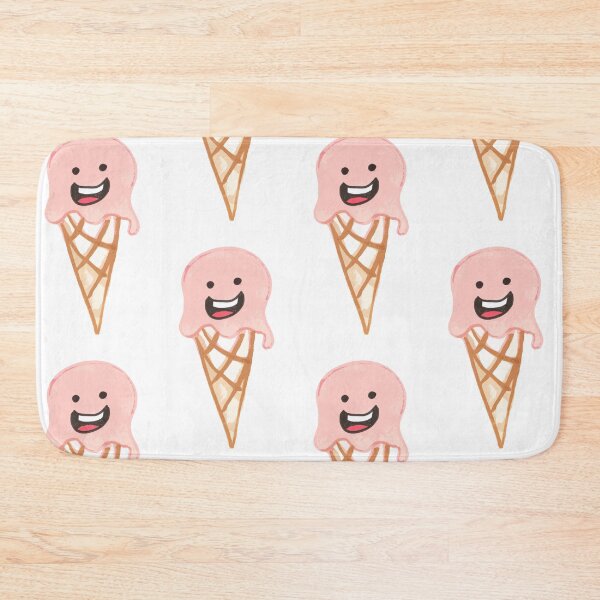 Item preview, Pink ice cream cone designed and sold by KitCatCards.