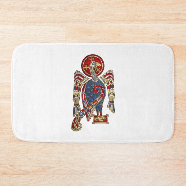 Item preview, Sacred Celtic Eagle over White Leather  designed and sold by Serge Averbukh Art Studio.