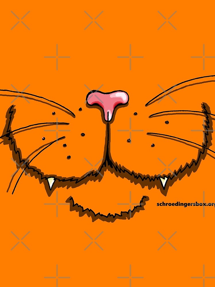 Thumbnail 3 von 3, Turnbeutel, Nosy Cat in Orange designt und verkauft von Boxcats.