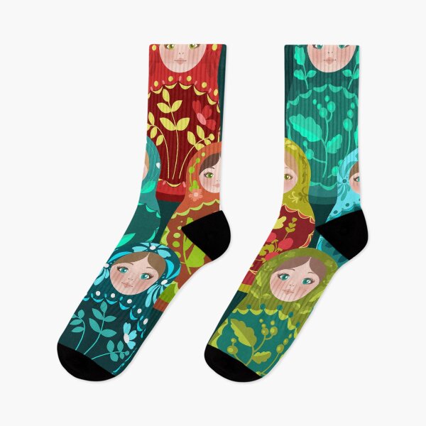 Item preview, Matryoshka Doll Pattern designed and sold by Bethany Gustafson.
