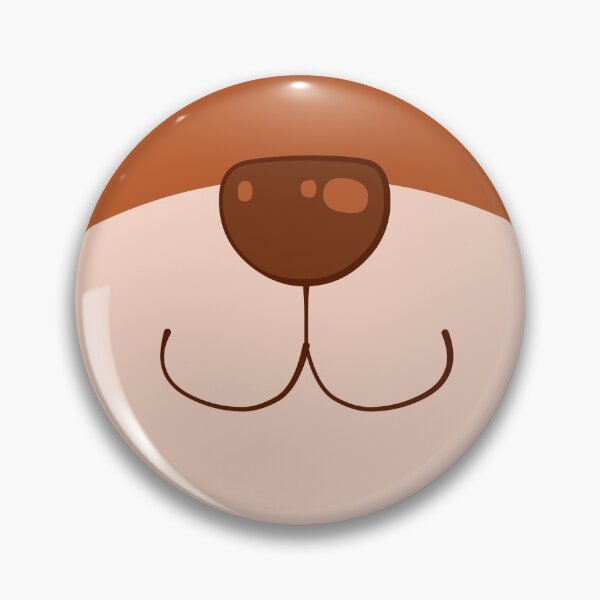 Item preview, Sweet Smiling Bear Face Mask designed and sold by AJAD212.