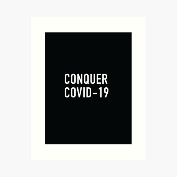 Item preview, CONQUER COVID-19 designed and sold by MassimoDF.