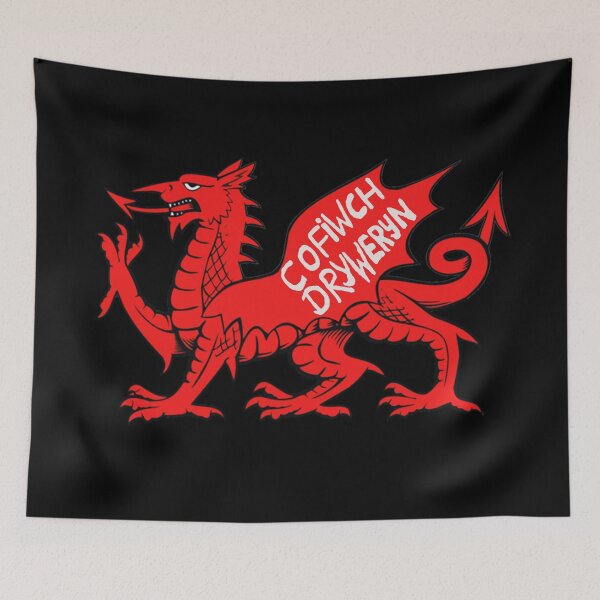 Item preview, Cofiwch Dryweryn on the Red Dragon (V1) designed and sold by DafyddEm.
