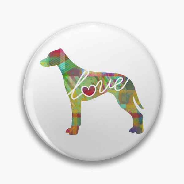 Artikelvorschau, Rhodesian Ridgeback Love - Ein helles und farbenfrohes Geschenk im Aquarellstil entworfen und verkauft von traciwithani.