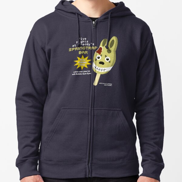 five nights at freddy's zip up hoodie