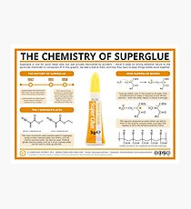 The Chemistry of Superglue Photographic Print