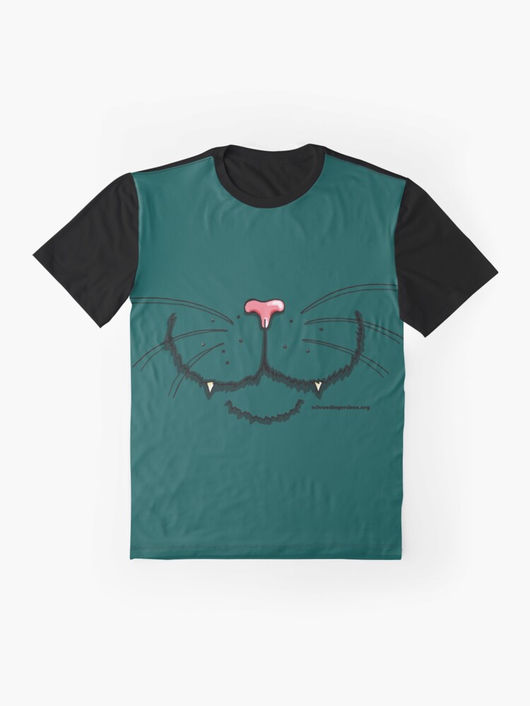 Thumbnail 4 von 5, Grafik T-Shirt, Nosy Cat (British Shorthair) designt und verkauft von Boxcats.
