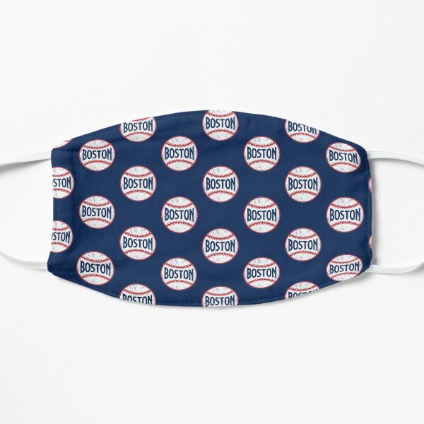 Boston Retro Baseball - Navy Flat Mask