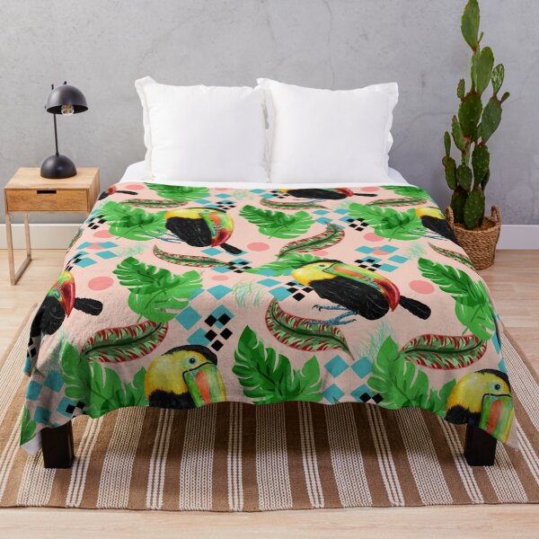 Item preview, Tropical Toucan in Coral Peach designed and sold by Sharon Schwalbe.