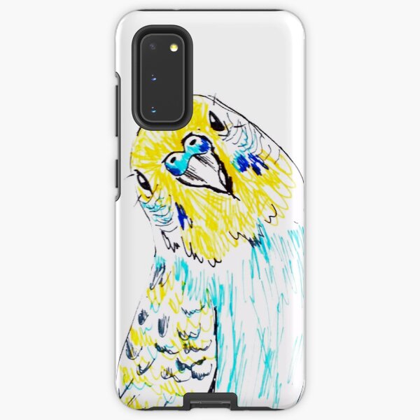 Budgie in Love Samsung Galaxy Tough Case