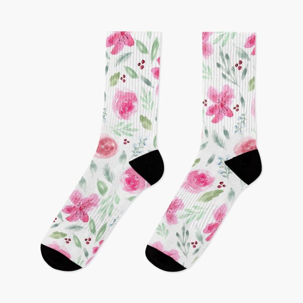 Item preview, Watercolor Azaleas and Greenery designed and sold by Harpley Design Studio.