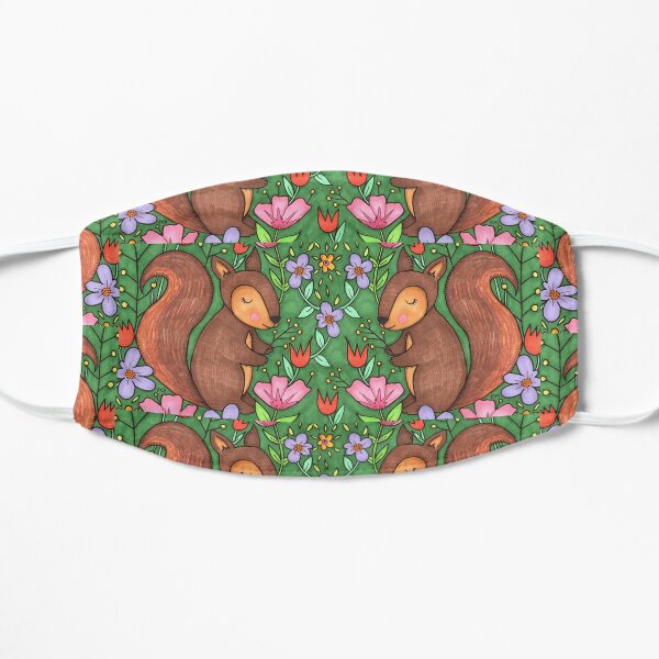 Spring Squirrel Flat Mask