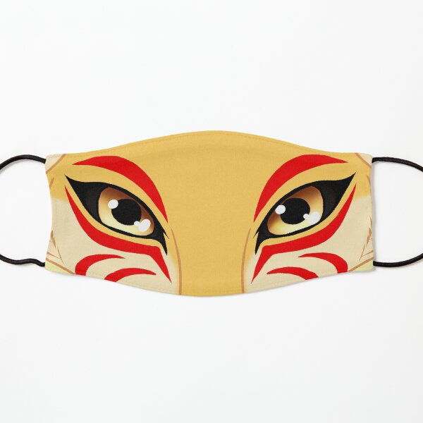 Gold Kitsune Kids Mask