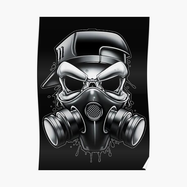 Poster Gas Mask Redbubble