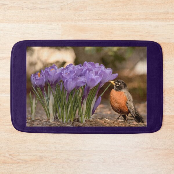 Item preview, Robin in the spring flowers designed and sold by LudaNayvelt.