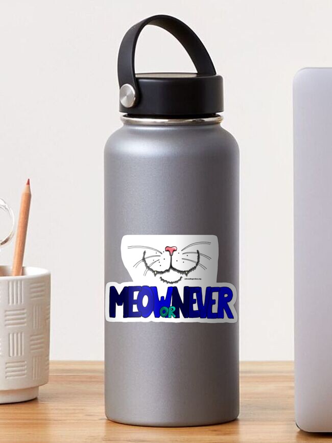 Thumbnail 1 von 3, Sticker, Meow or Never & Nosy Cat designt und verkauft von Boxcats.