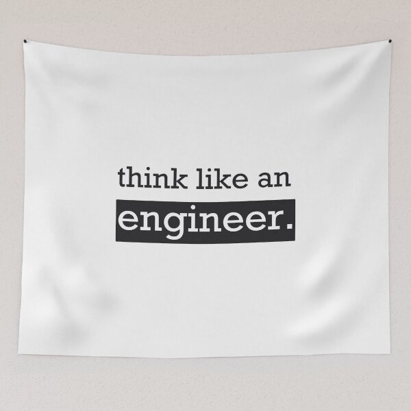 Item preview, think like an engineer. designed and sold by LolloStick.
