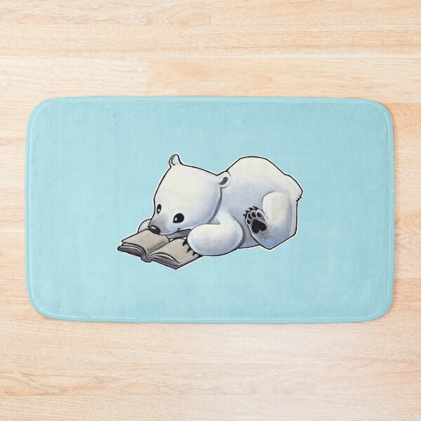 Item preview, Reading polar bear  designed and sold by ArtOfBianca.