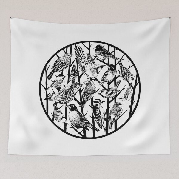 Item preview, Backyard Birds designed and sold by curiocabinet.