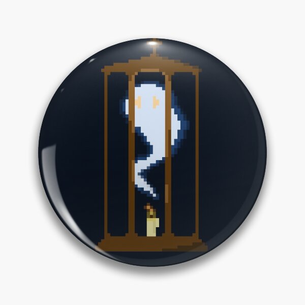 Item preview, Cute pixel ghost in a cage designed and sold by Sean Haynes.