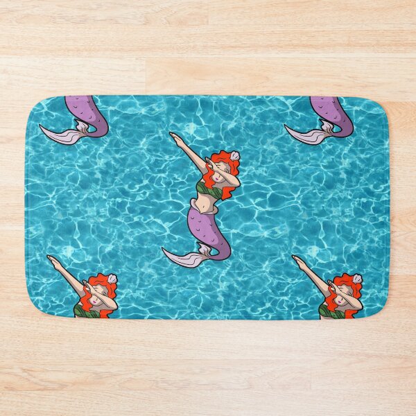 Item preview, redhead dabbing mermaid designed and sold by Gossip Rag.