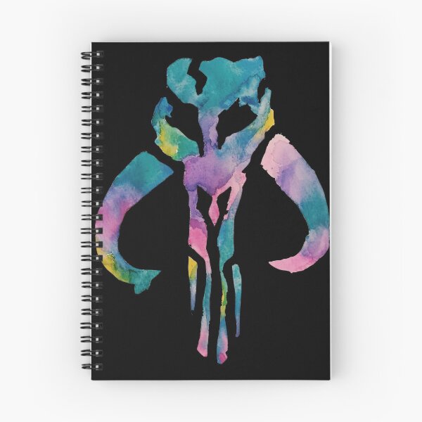 Item preview, Watercolor Fett (black) designed and sold by PeonyPaints.