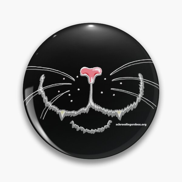 Item preview, Nosy Cat on black designed and sold by Schrödingers Box.