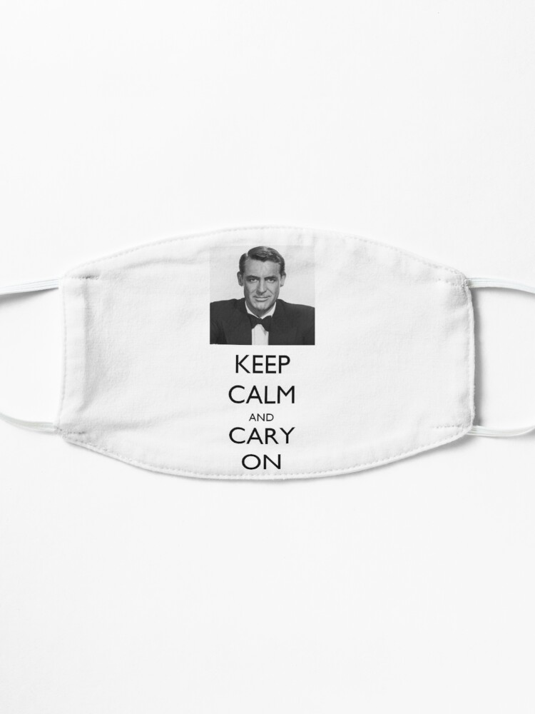 Alternate view of Keep Calm and Cary (Grant) On Mask