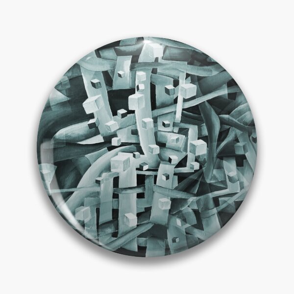 Item preview, Geometric Monocolor Abstract Expressionism Contemporary Artwork  designed and sold by Nisuris.