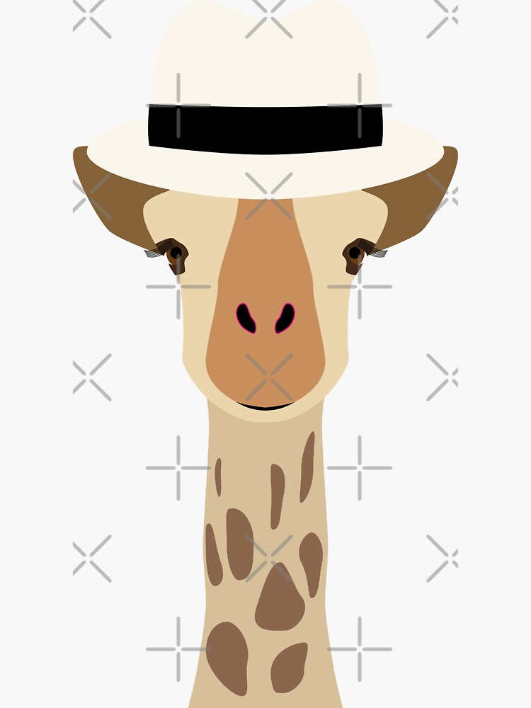 NDVH Giraffe Wearing a Fedora by nikhorne
