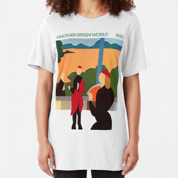 Brian Eno - Otro mundo verde Camiseta ajustada