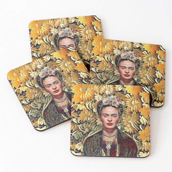Item preview, Gold Flowers Frida designed and sold by Cesar Peralta.