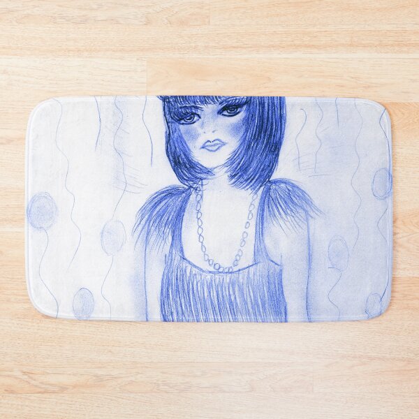 Item preview, Blue Party Girl Flapper designed and sold by blayzeink.