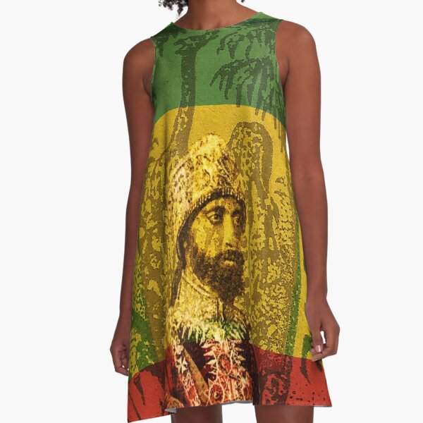 Haile Selassie Emperor of Ethiopia A-Line Dress