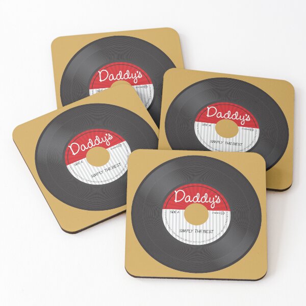 Item preview, Fathers Day Gift Daddy's Vinyl Simply The Best  designed and sold by PY Tees.