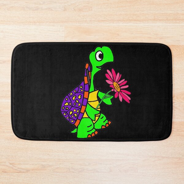 Item preview, Funny Turtle with Pink Daisy designed and sold by Nature's Fancy.