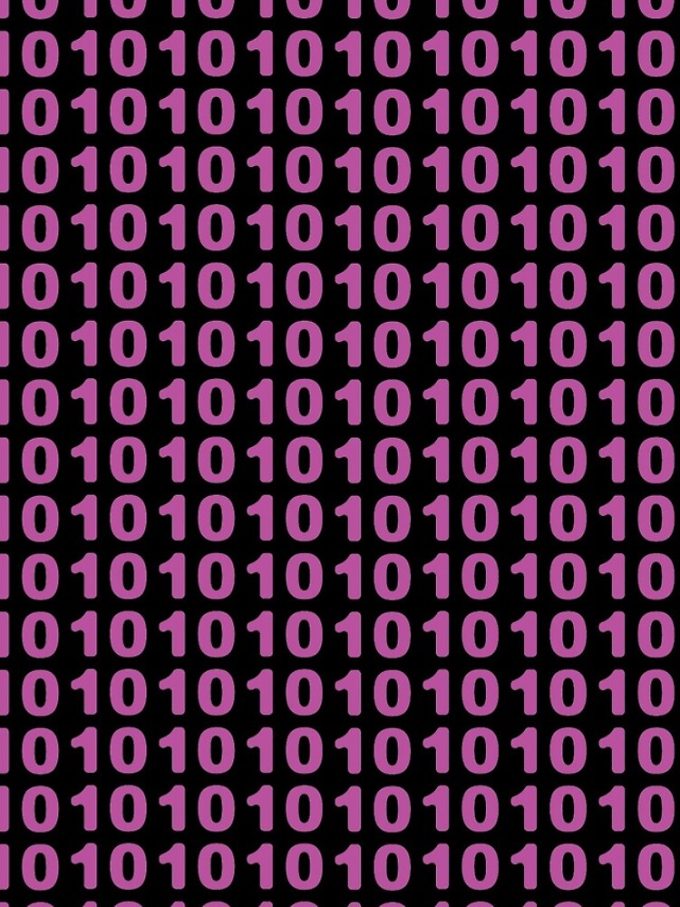 Thumbnail 4 of 4, iPhone Case, binary code 1 and 0 data for coding designed and sold by thehafdesigner.
