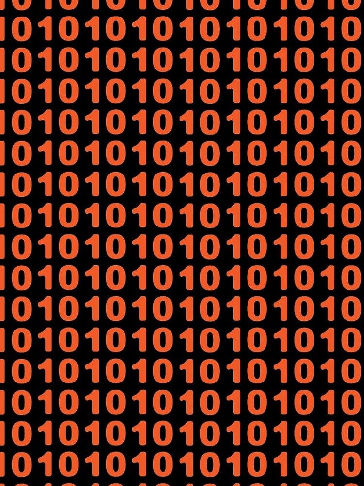 Thumbnail 4 of 4, iPhone Case, programme binary code 1 and 0 data for coding designed and sold by thehafdesigner.