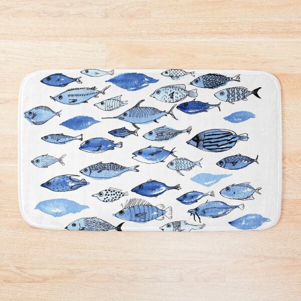 Item preview, Blue fishes designed and sold by Aidi Riera.