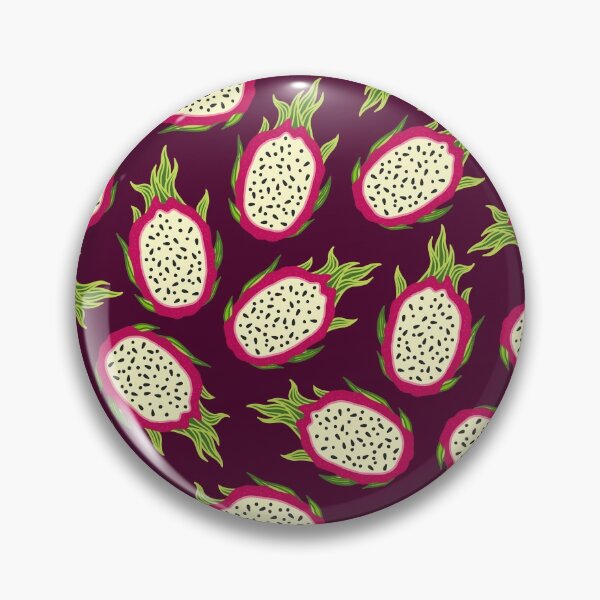 Item preview, Dragon fruit on burgundy background designed and sold by Elsbet.