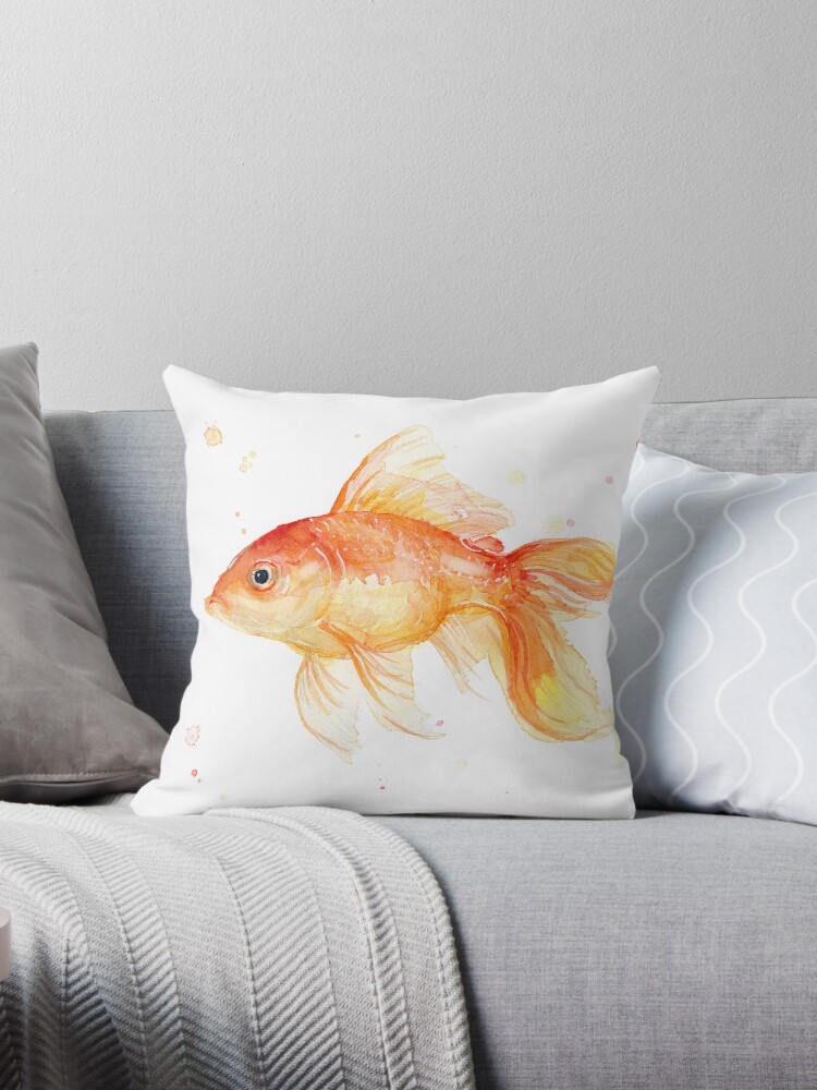 Watercolor sales throw pillows