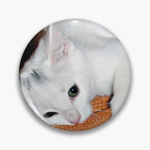 Item preview, Playful White Kitten designed and sold by VikingVisual.